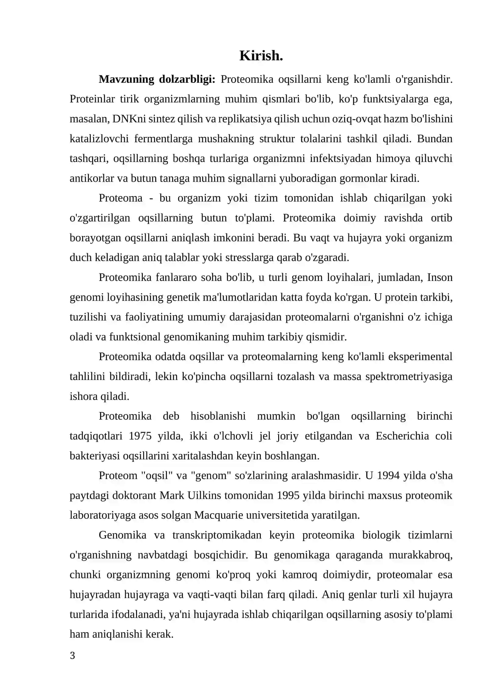 Proteomika fani va uning istiqbollari 3