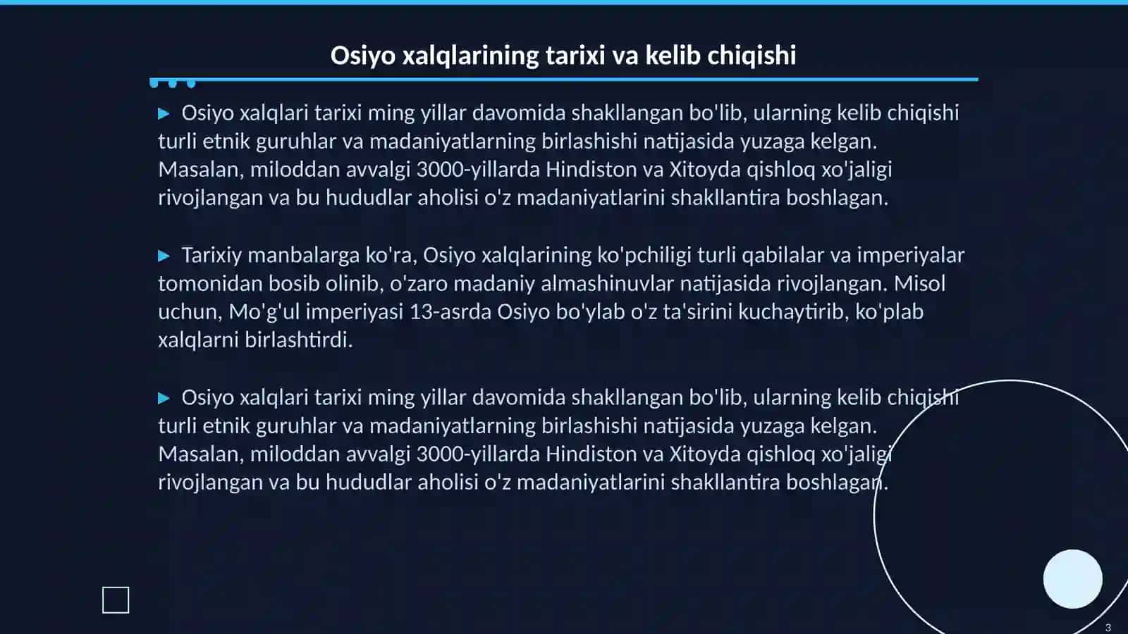 Osiyo xalqlari etnografiyasi 3