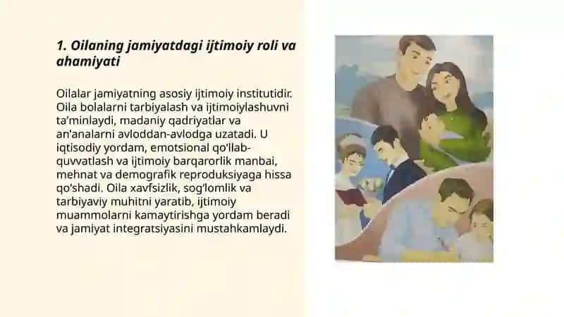 Jamiyatda oilaning oʻrni 3