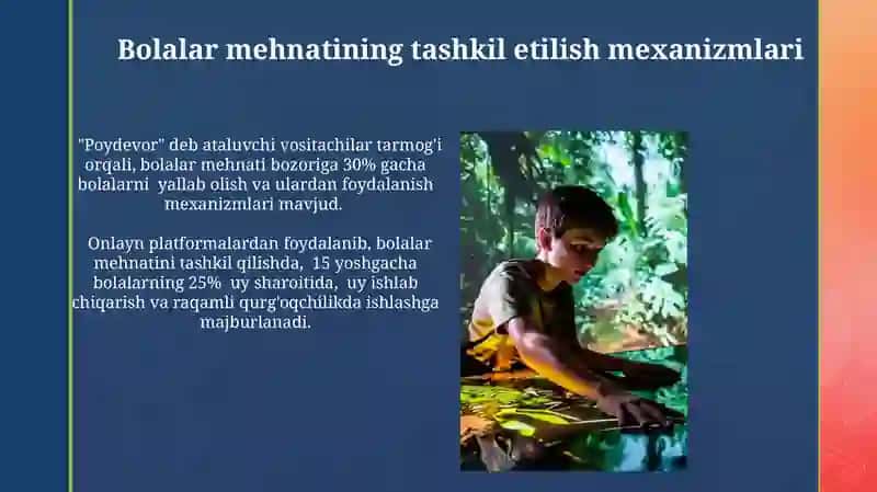 Tabiatda bolalar mehnatlari va ularni tashkil etish texnologiyalari 3