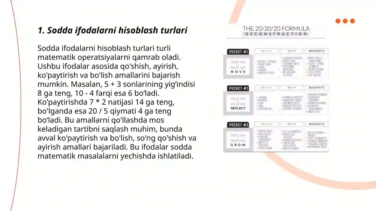 Kompyuterda sodda ifodalarni hisoblash 3