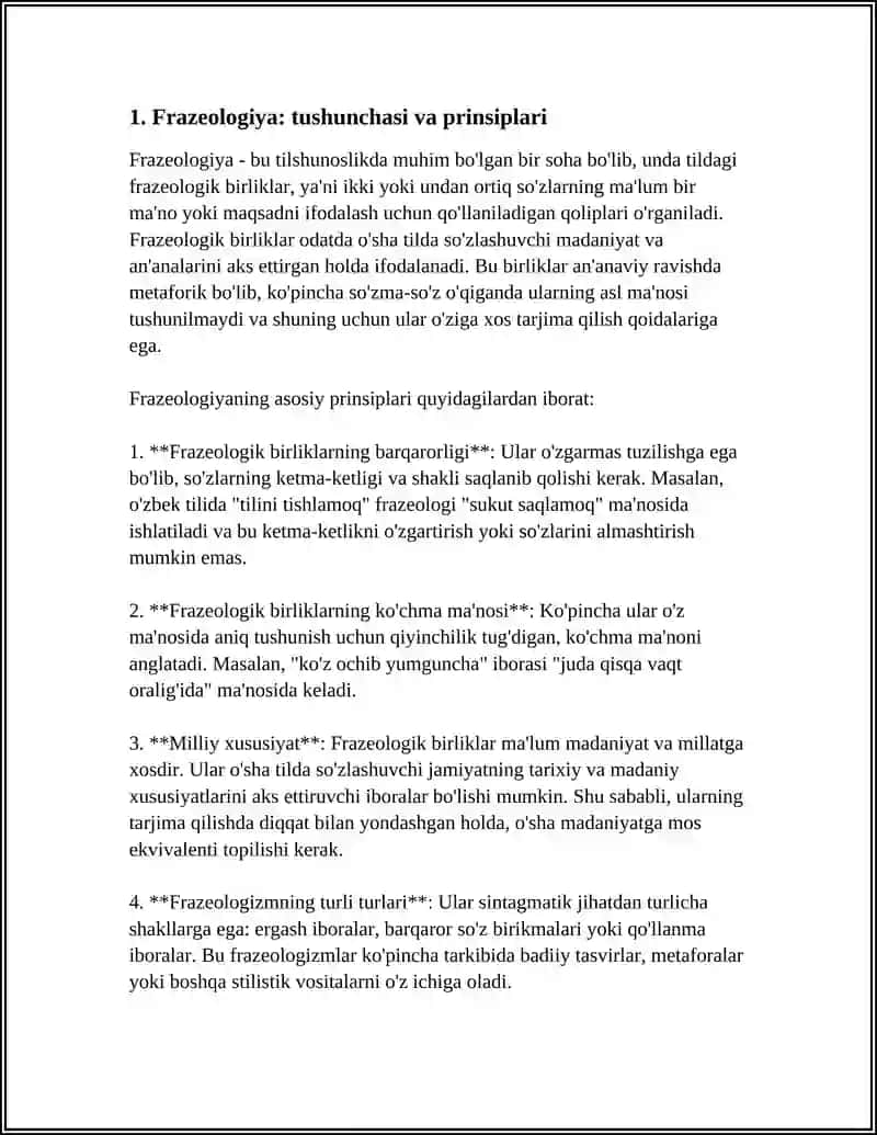 FRAZOLOGIYA, FRAZOLOGIK EKVIVALENTLIK HODISASI 3