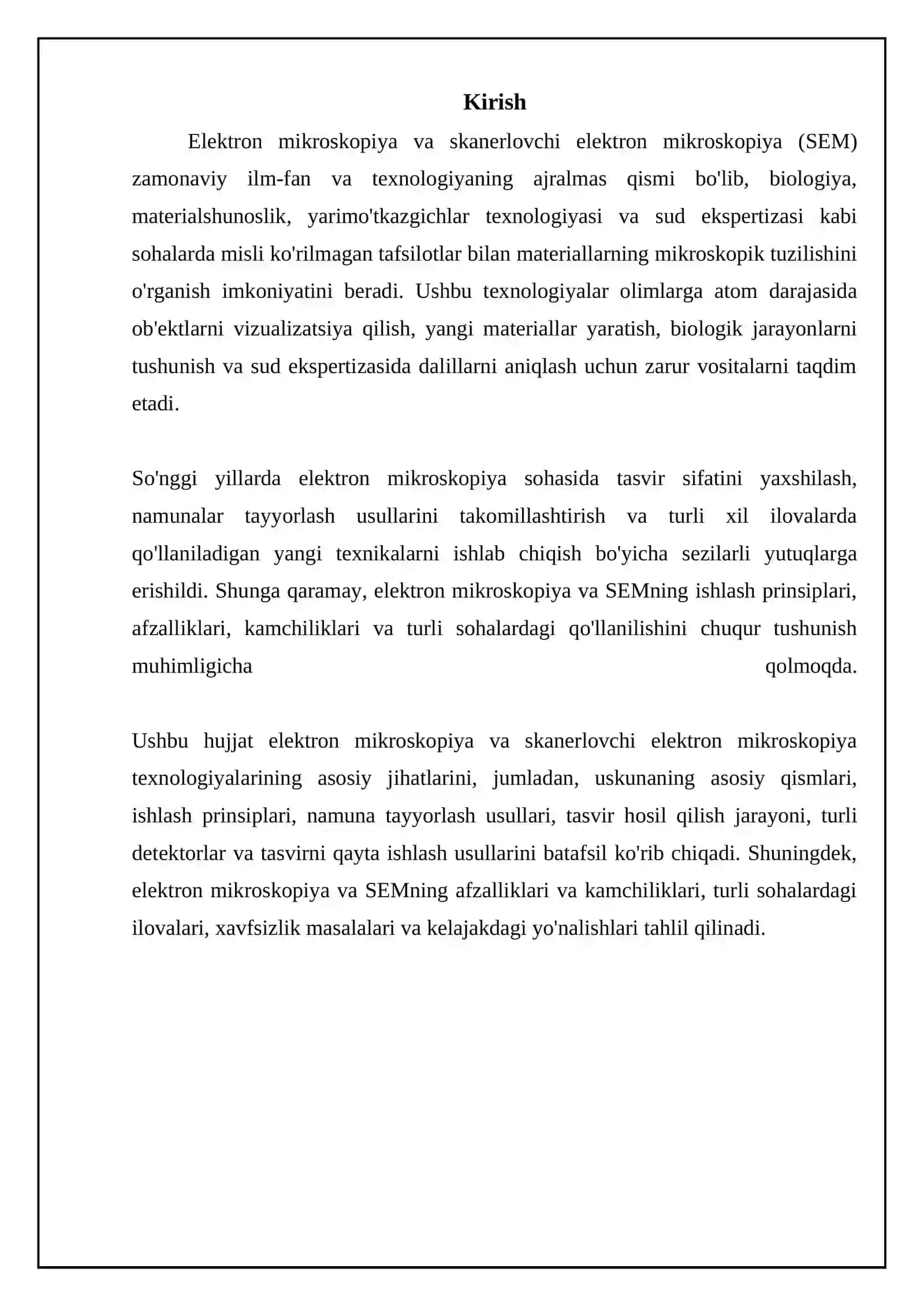 Elektron va Skanerlovchi mikroskoplar 3
