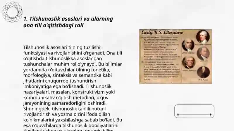Ona tili va o'qish savodxonligini o'qitish metodikasining ilmiy asoslari o'zaro bog'liq fanlarni dalillash 3
