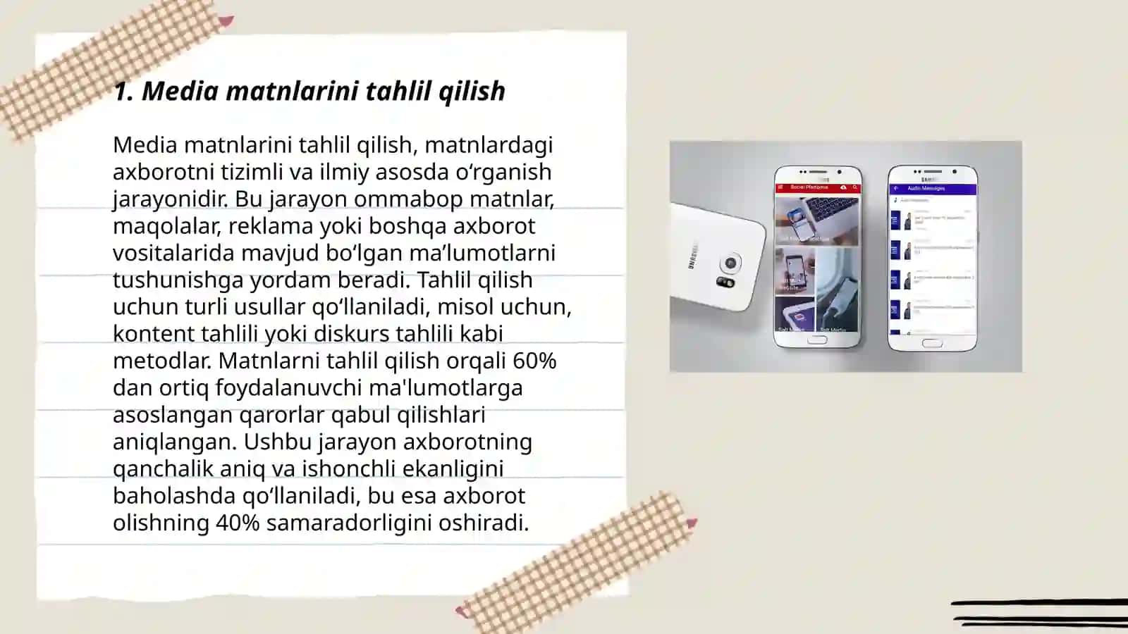 Mediada matnlar bilan ishlash va media madaniyat 3