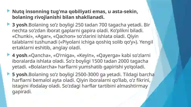 3 yoshdan 5 yoshgacha nutqiy rivojlanish xususiyatlari 3
