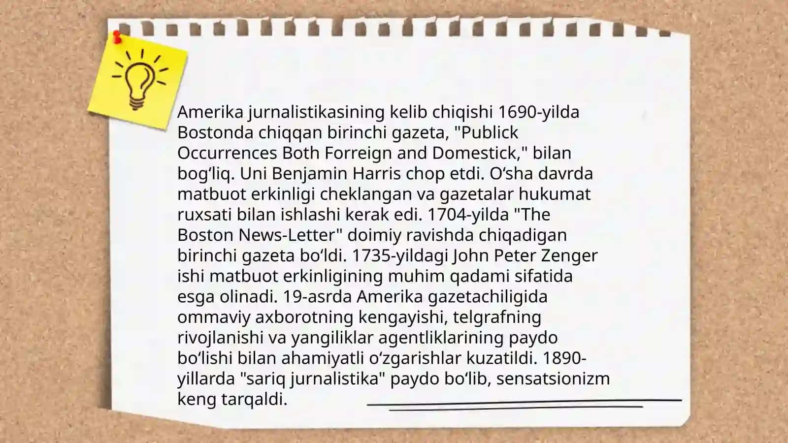 Amerikada jurnalistika tarixi 3