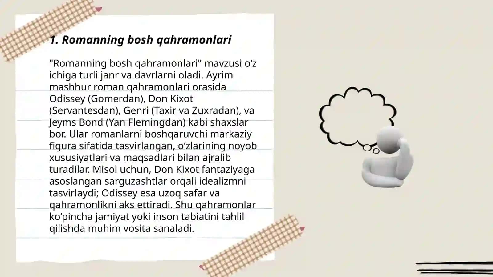 Shuhratning ʼʼOltin zanglamasʼʼ Romani tahlili 3