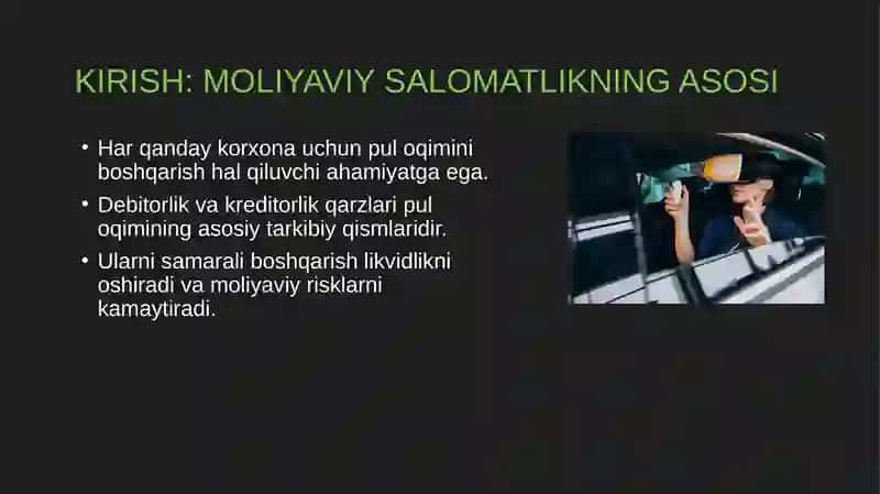 Debitorlik va Kreditorlik Qarzlarini Boshqarish 3