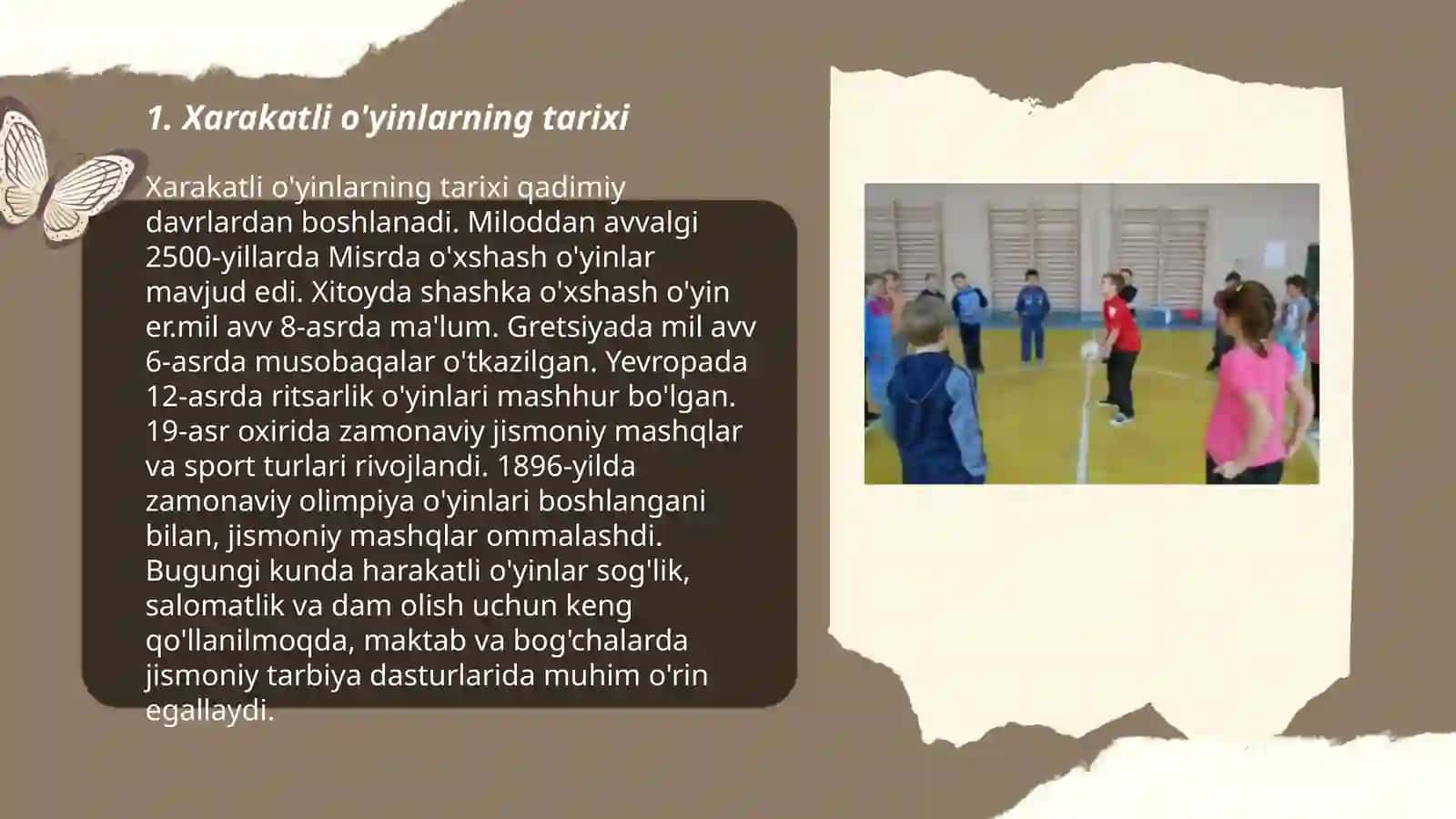 Xarakatli o'yinlarning tarixi 3
