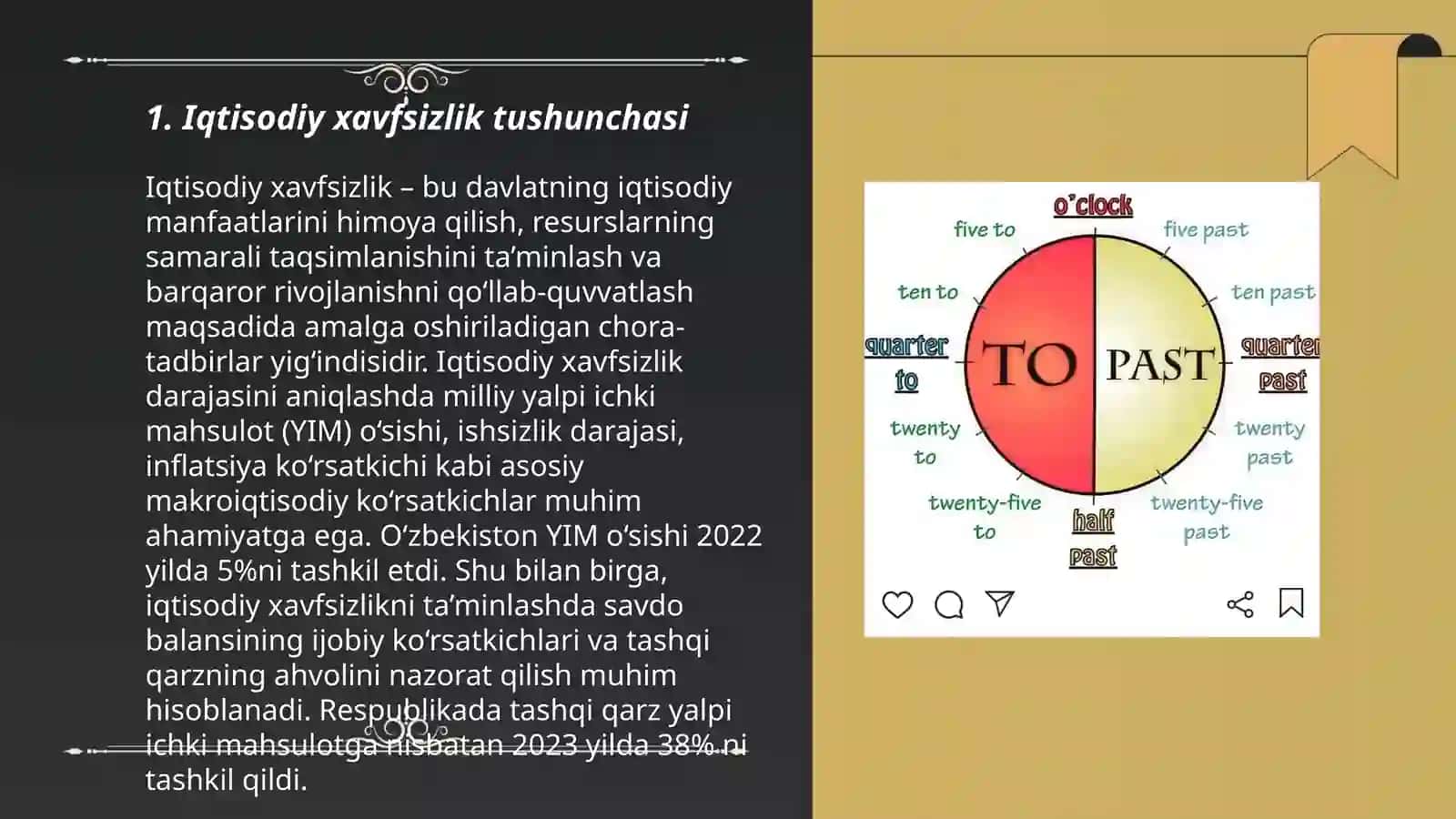 Iqtisodiy xafsizlikning moxiyati va tarkibi elementlar 3