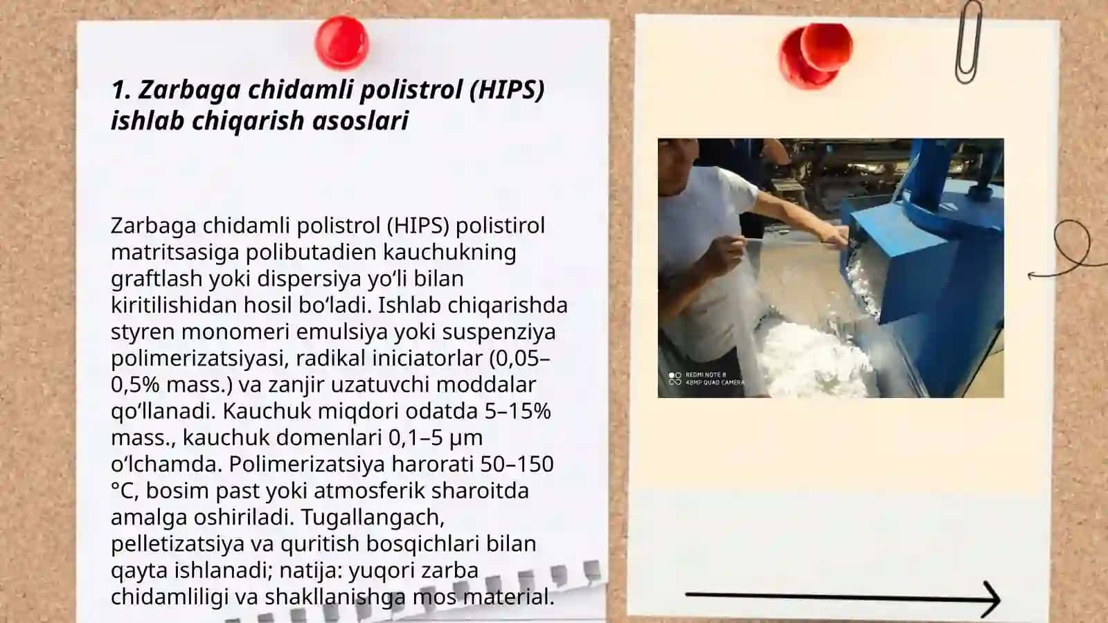 Zarbaga chidamli polistrol ishlab chiqish texnologiyasi 3