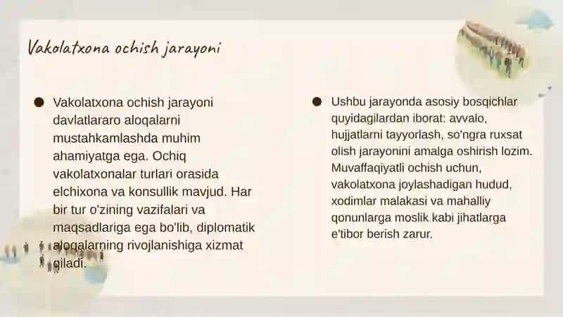 Diplomatik Vakolatxonalarni ochish 3