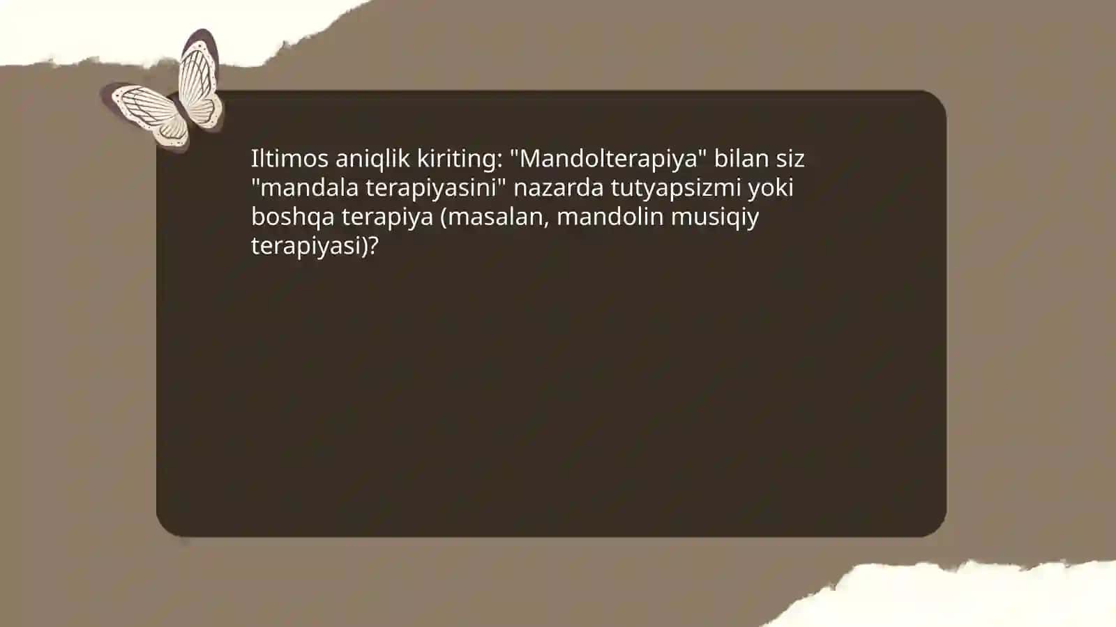 Mandolterapiya-mandaladan foydalangan holda davolash 3
