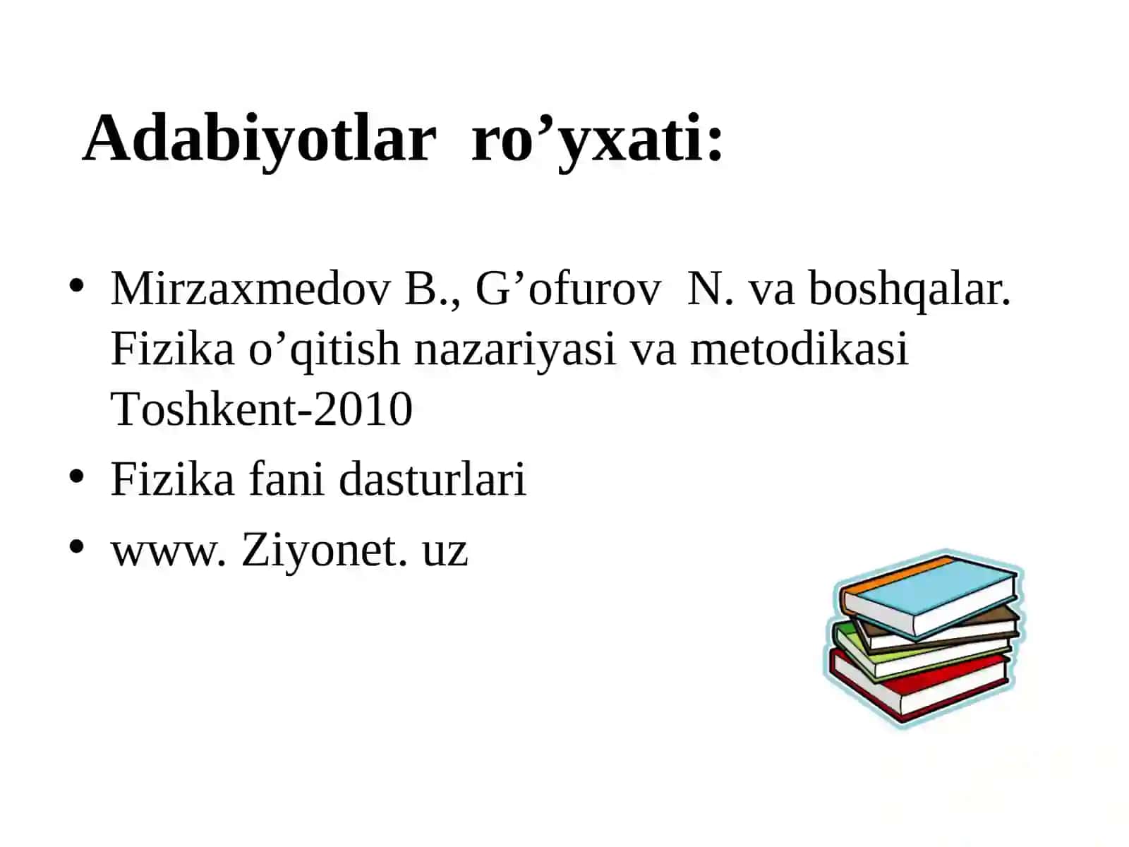 Fizika o‘qitish prinsiplari 3