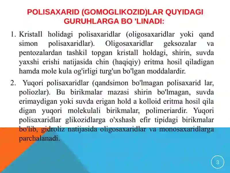 Tarkibida polisaxaridlar saqlovchi dorivor o‘simliklar va mahsulotlar 3
