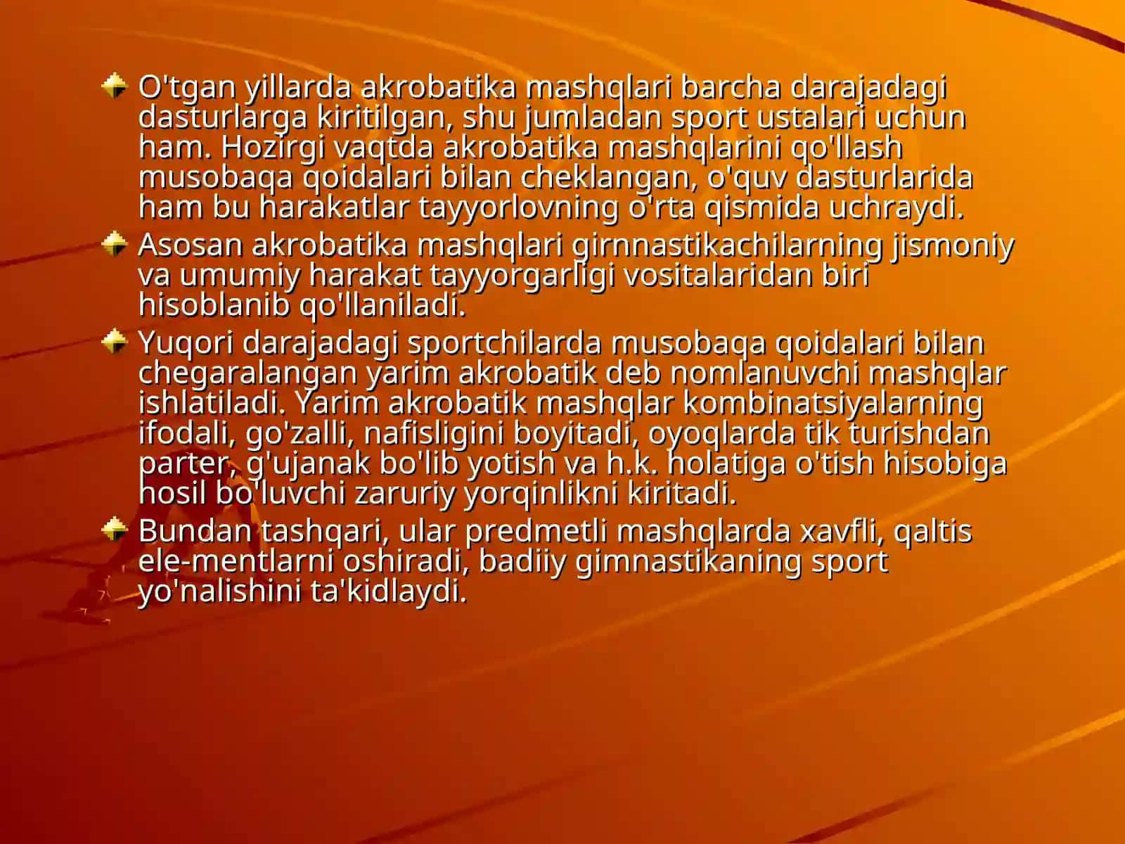AKROBATIK MASHQLAR 3