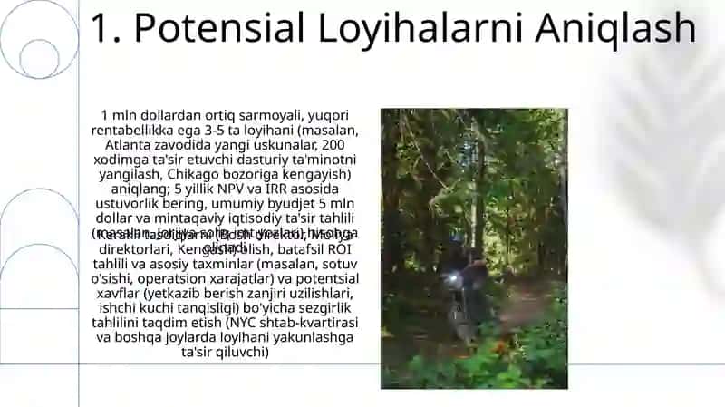 Kapital qòyilmalar budjetini ishlab chiqish 3
