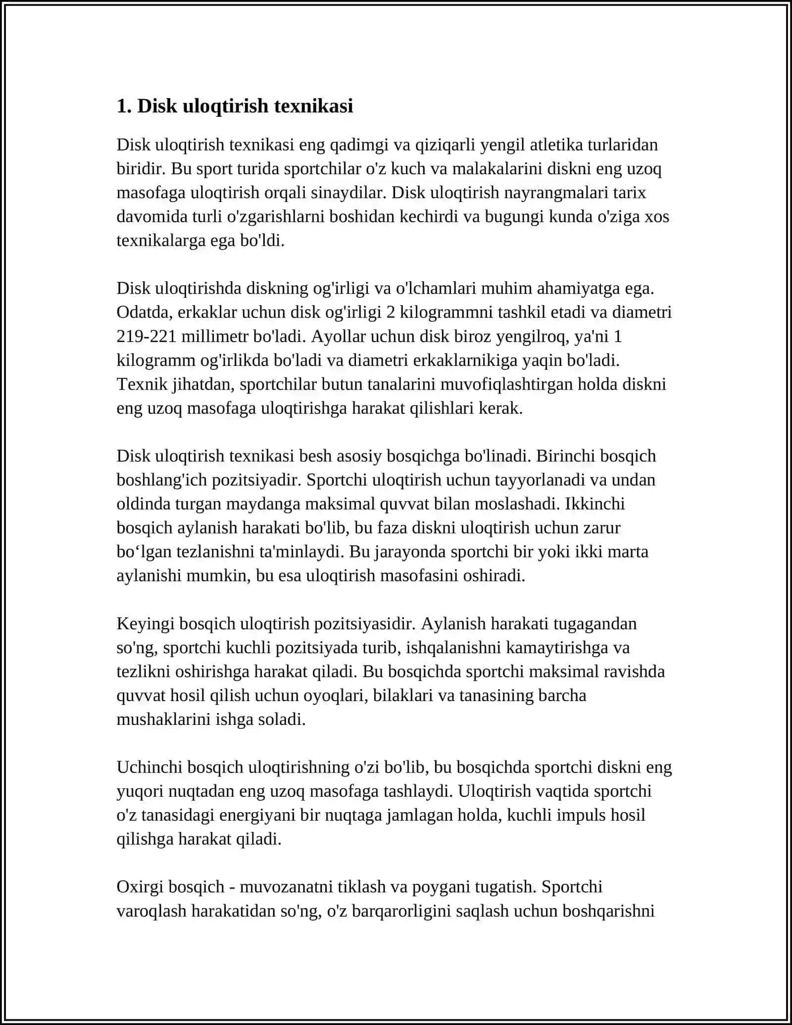 Disk uloqtirish texnikasi 3