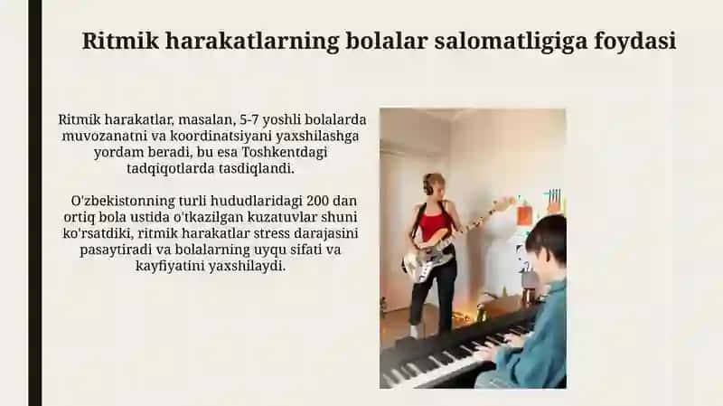 Ritmik harakatlar va musiqa 3