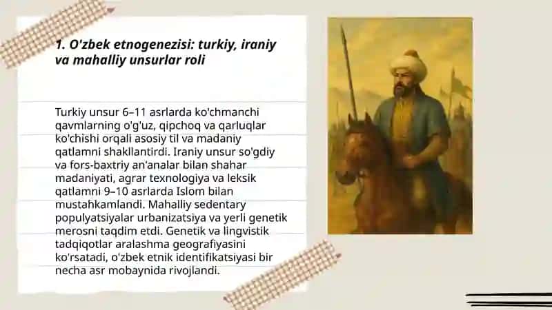 O'zbek xalqi etnik tarix masalalari 3