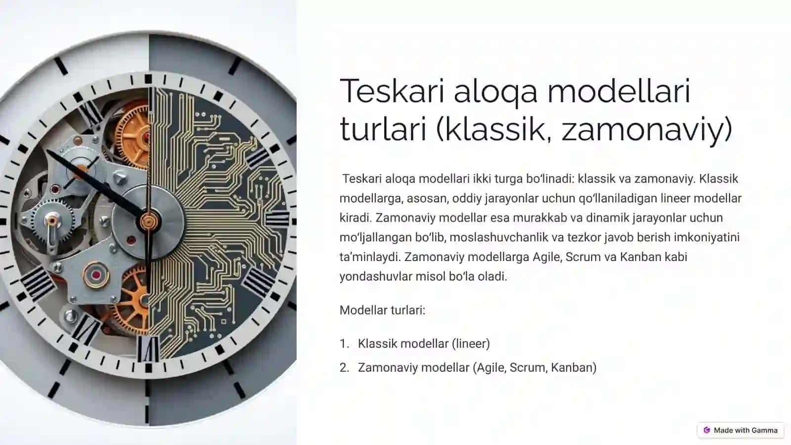 Riskniboshqarish jarayonida teskari aloqa modellari 3