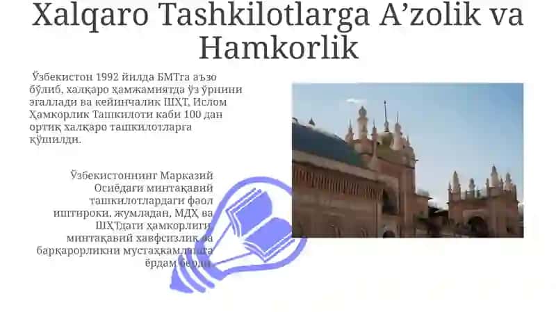 O‘zbekistonning Mustaqilligi: Xalqaro Maydondagi Dastlabki Qadamlar 3
