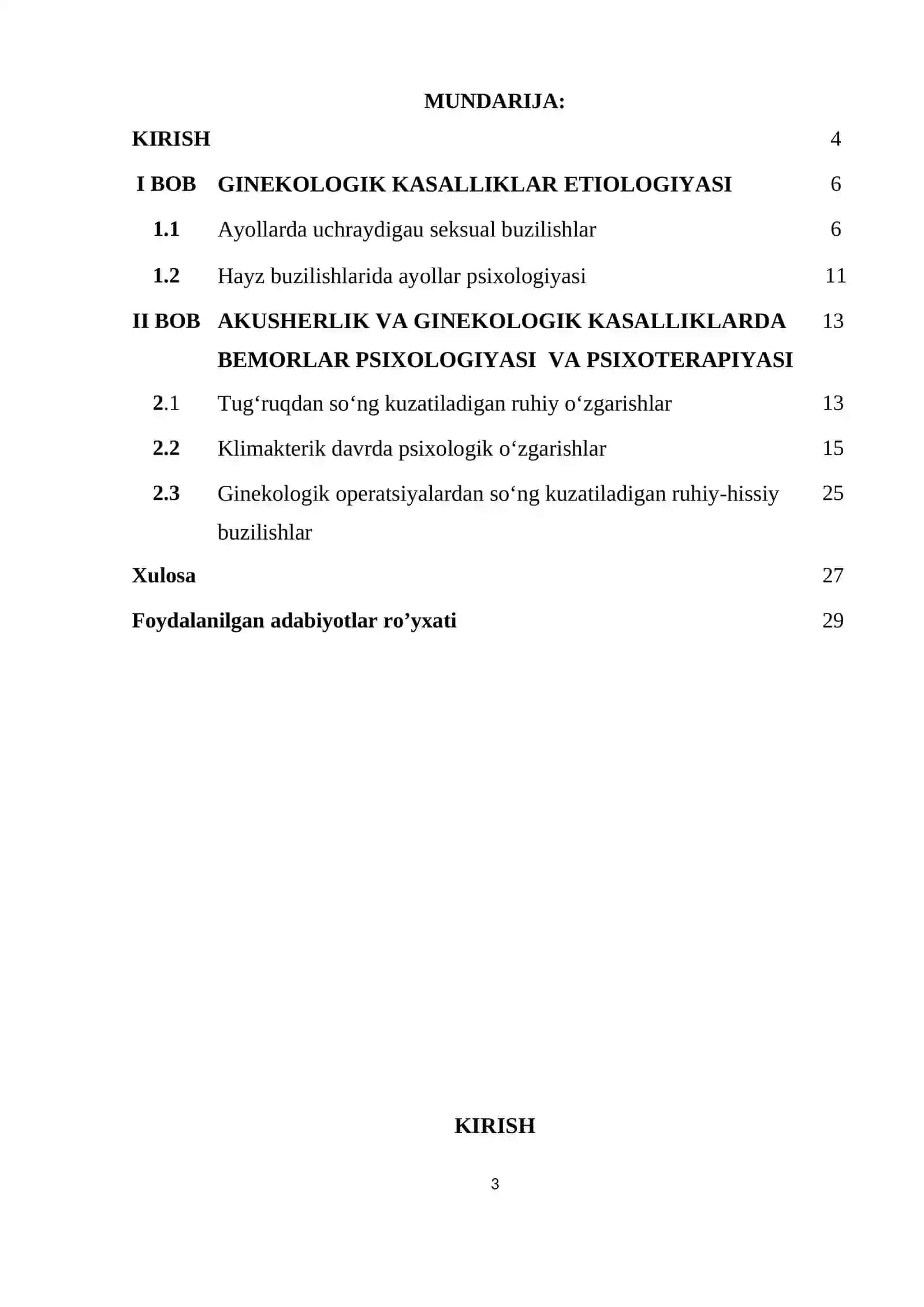 GINEKOLOGIK KASALLIKLAR PSIXOTERAPIYASI 3