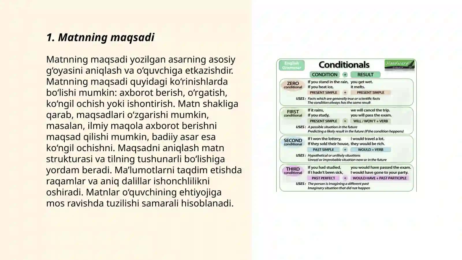 Matn tiplari 3