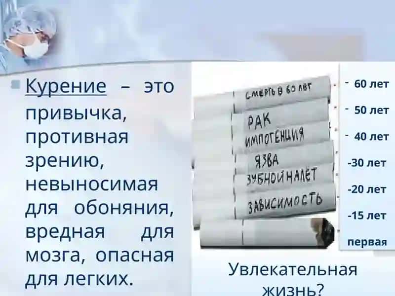 ОТКАЗ ОТ ВРЕДНЫХ ПРИВЫЧЕК. ВРЕД КУРИНАЯ 3