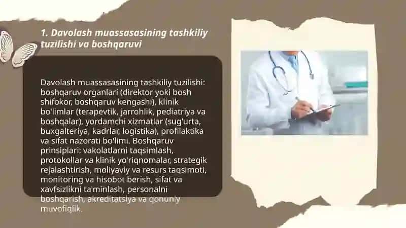 Davolash muassasalarining ishlash prinsipi 3