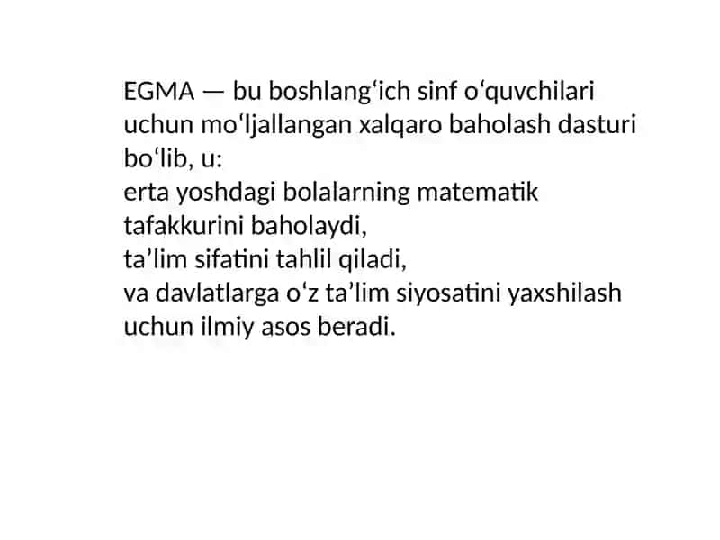 EGMA 3