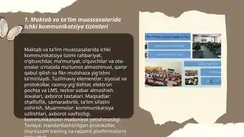 Maktab va ta'lim muassasalarida ichki kommunikatsiya tizimlari 3