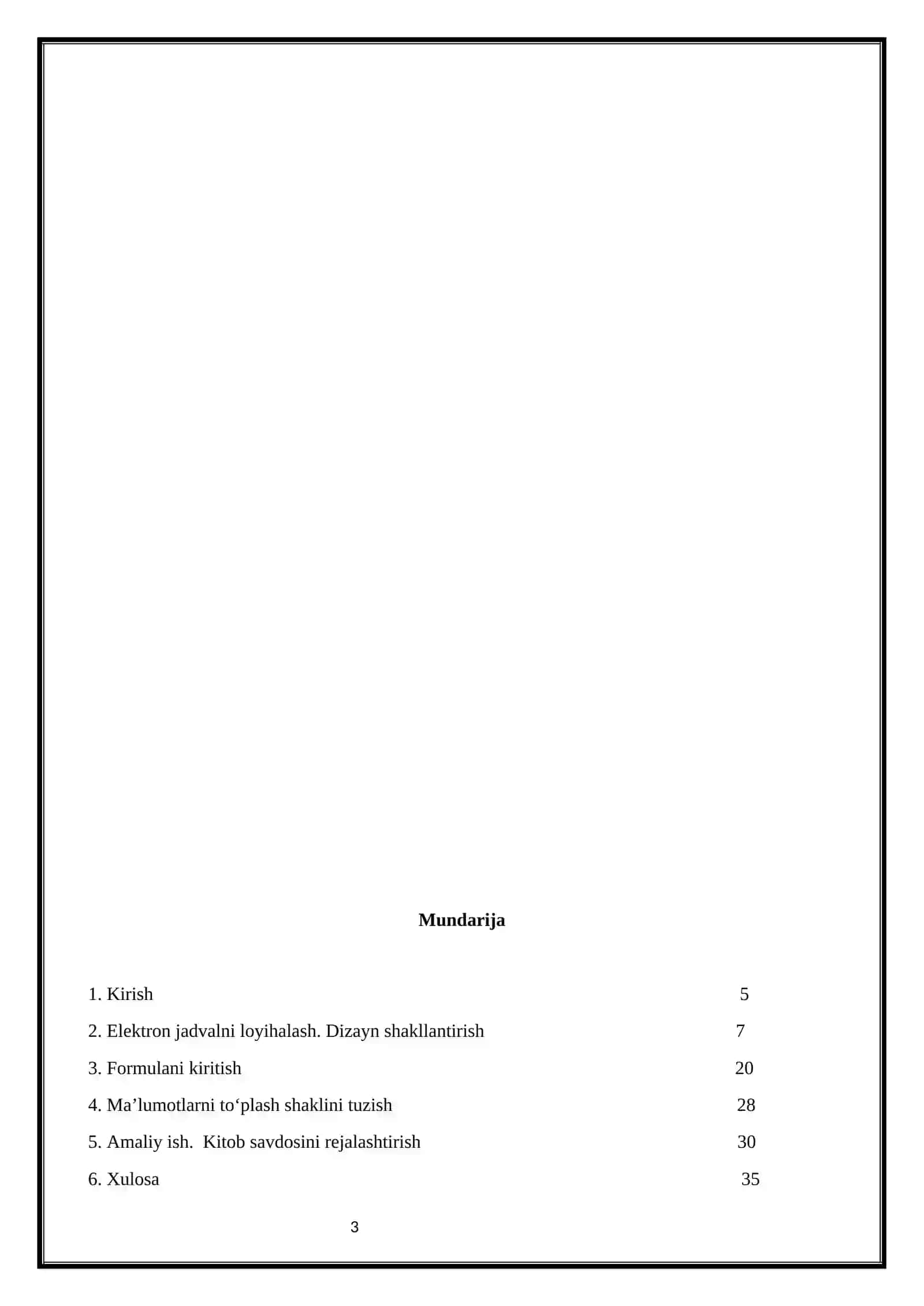 ELEKTRON JADVALDAN MAQSADLI FOYDALANISH 3