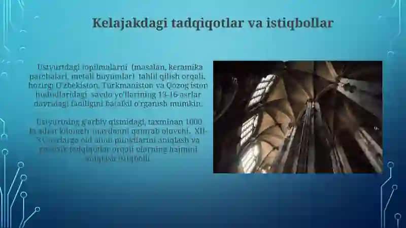 Ustyurt hududi òrta asrlar arxeologiyasi 3
