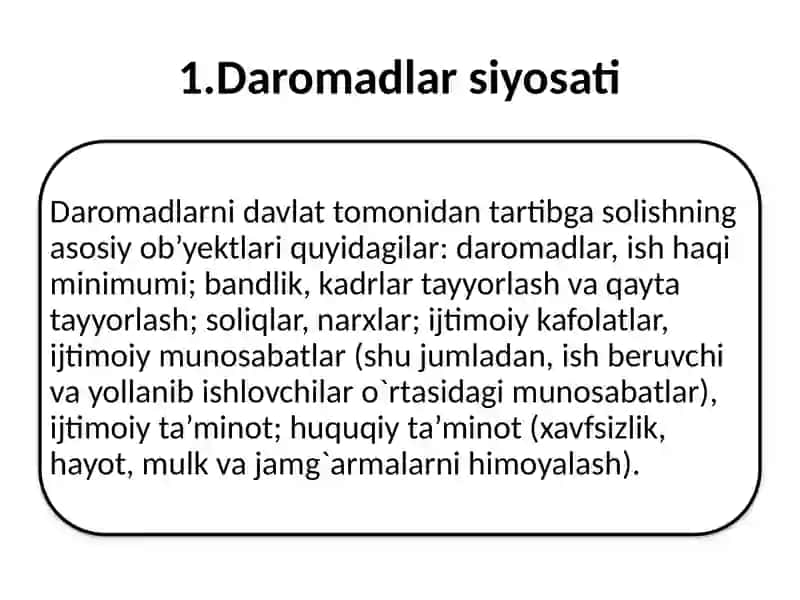 IQTISODIY SIYOSATGA KIRISH FANI 3