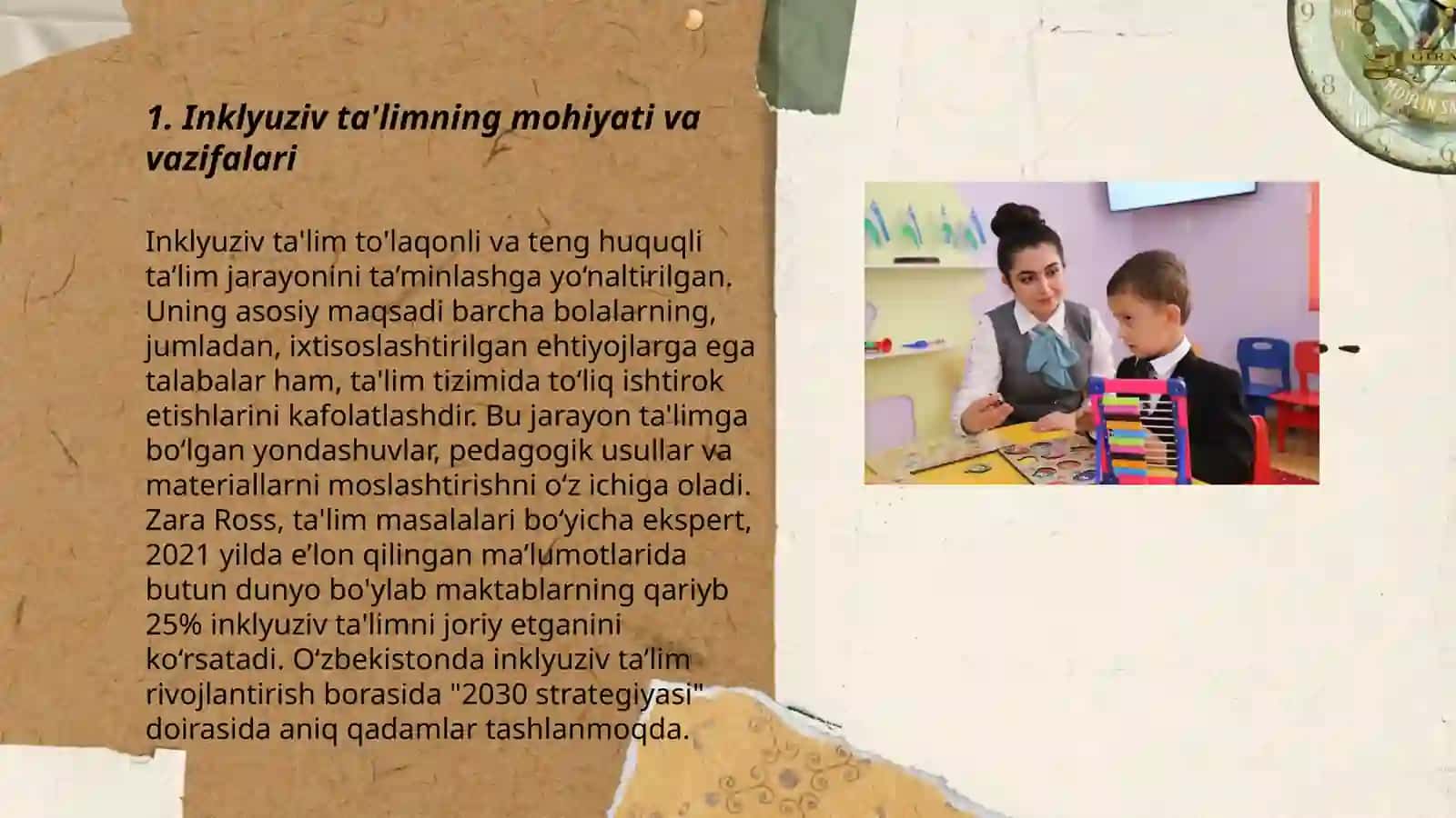 INKLYUZIV TA’LIMNI AMALGA OSHIRISH JARAYONI ALOHIDA YORDAMGA MUHTOJ BOLANING SHAXSINI RIVOJLANTIRISHINING XUSUSUYATLARI 3