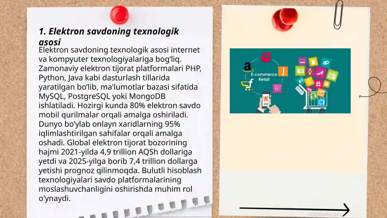 Elektron savdoning rivojlanish xususiyatlari 3