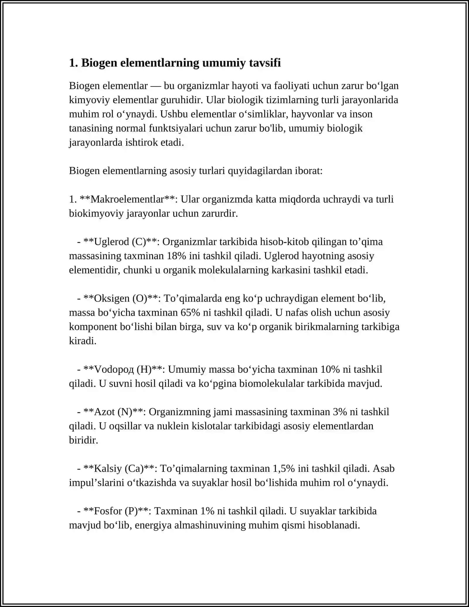 BIOGEN ELEMENTLAR 3