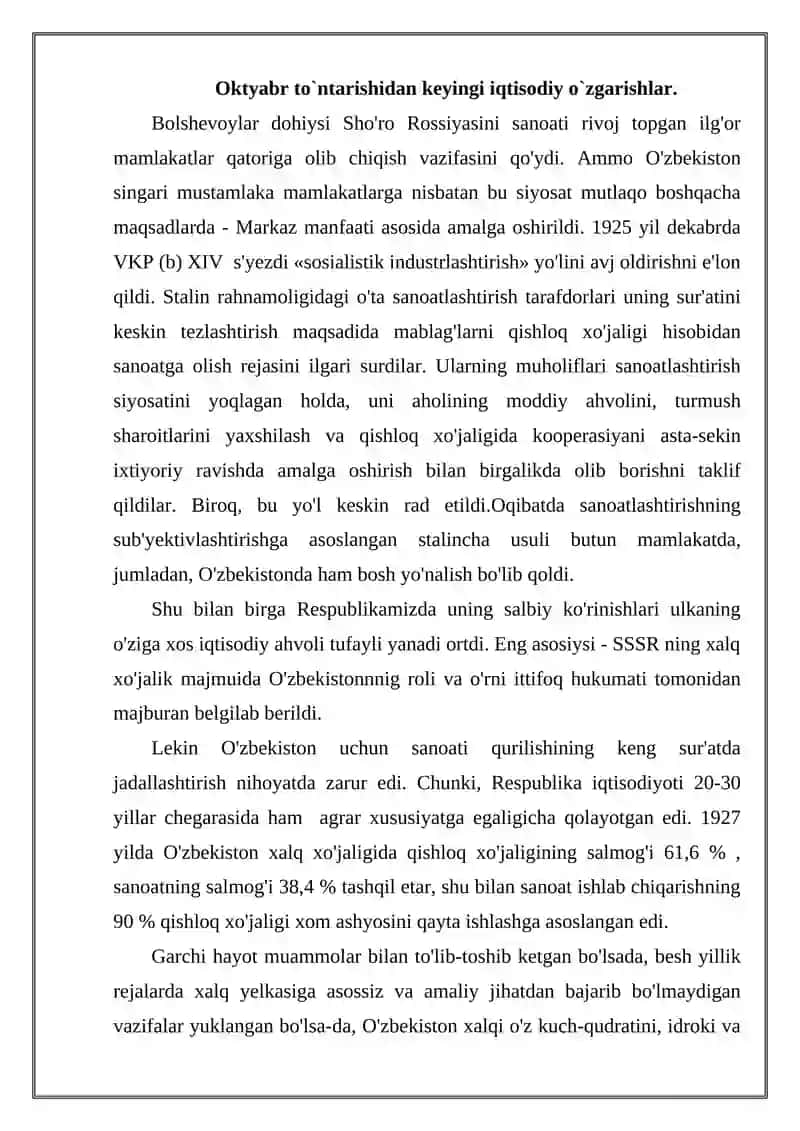 O’zbekistonning sovet davridagi tarixiy geografiyasi 3