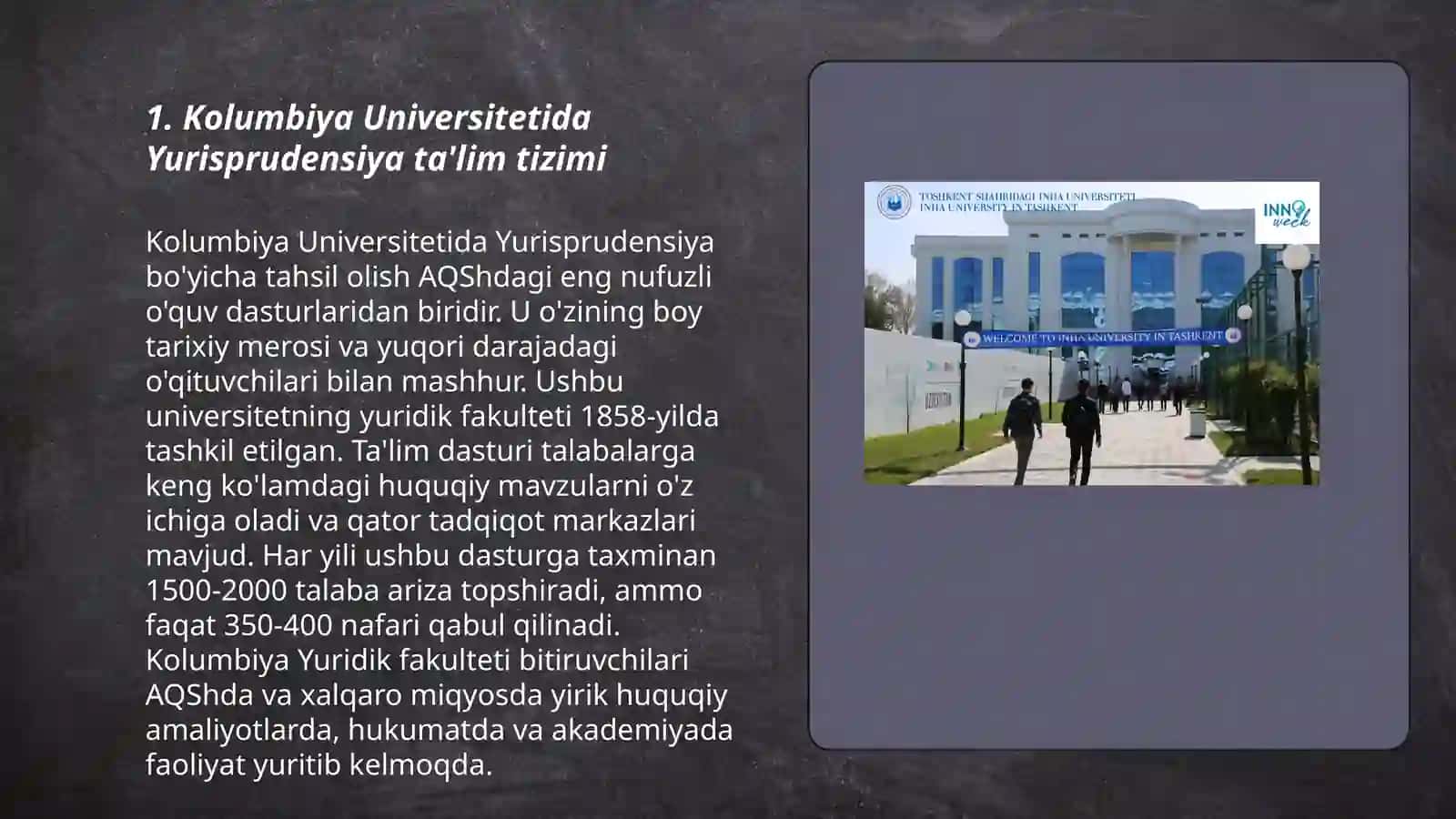 Kolumbiya Universitetida Yurisprudensiya ta'lim tizimi 3