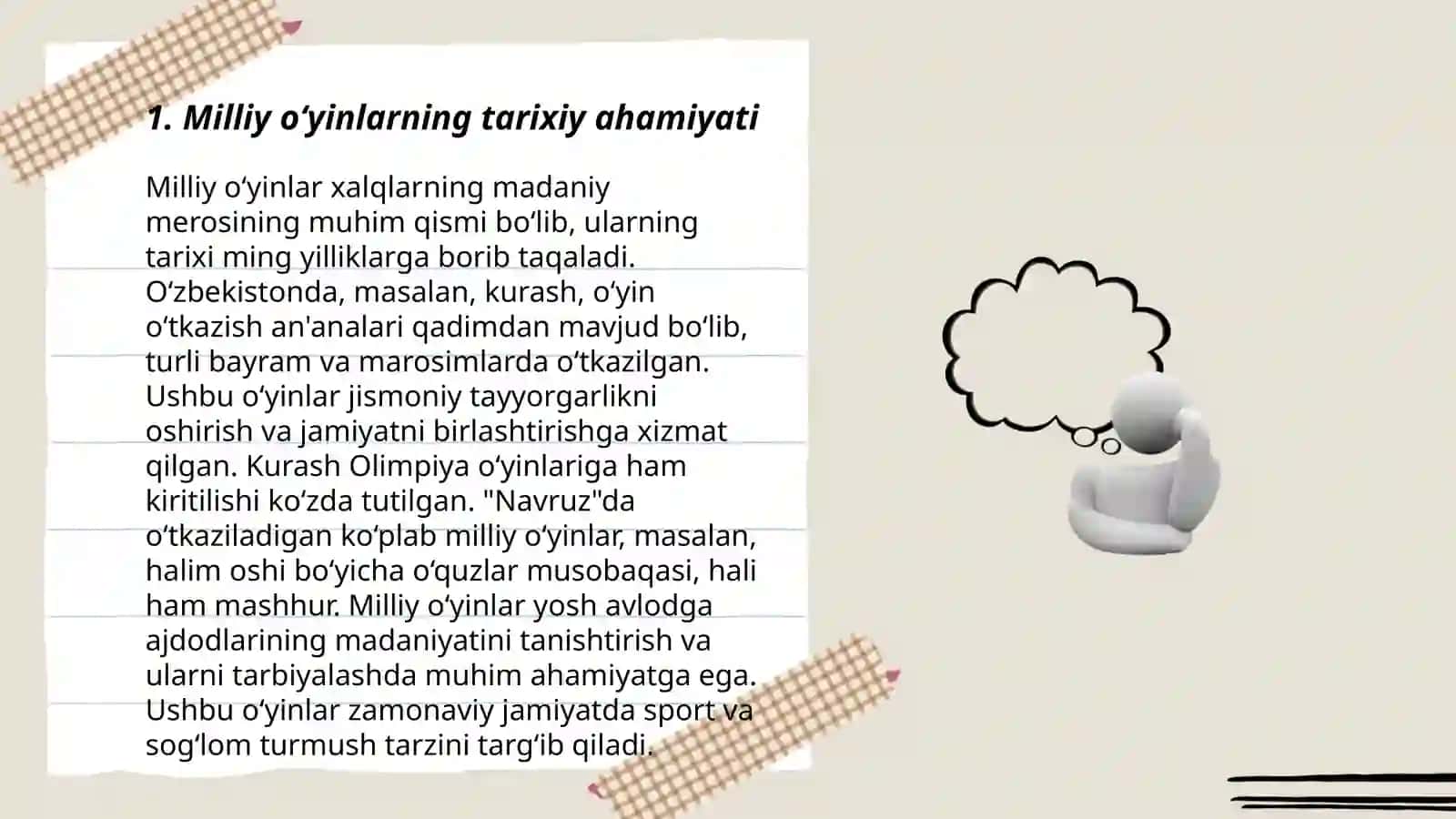 Milliy va harakatli oyinlarni tashkil qilish va otqizish 3