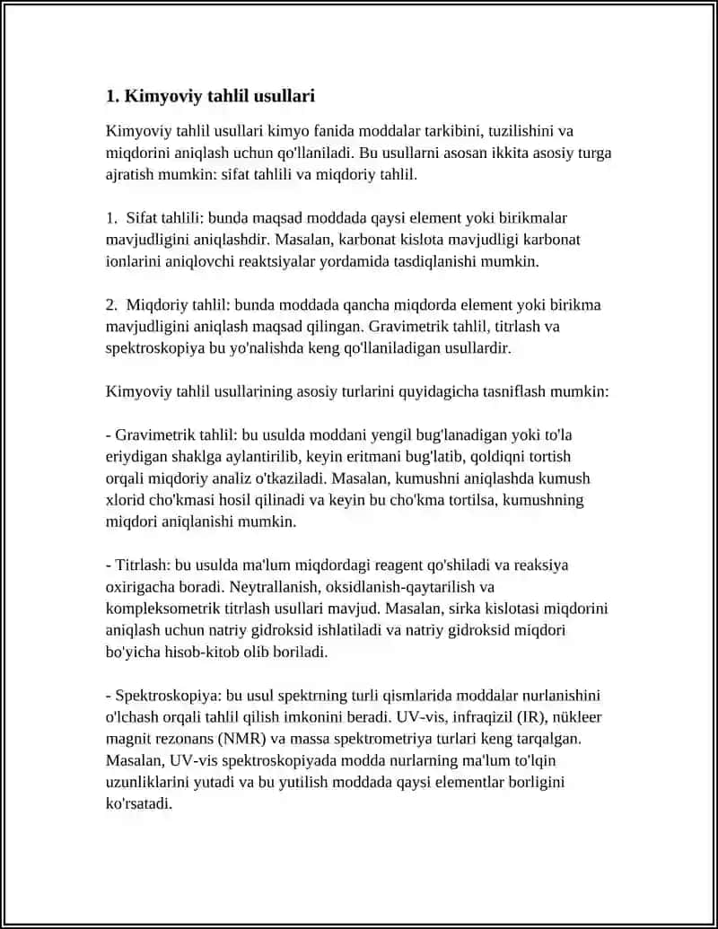 MUSTAQIL ISH Mavzu: TEZKOR USULLARDA HAVONING ZAHARLI MODDALAR BILAN IFLOSLANGANLIGINI ANIQLASH 3
