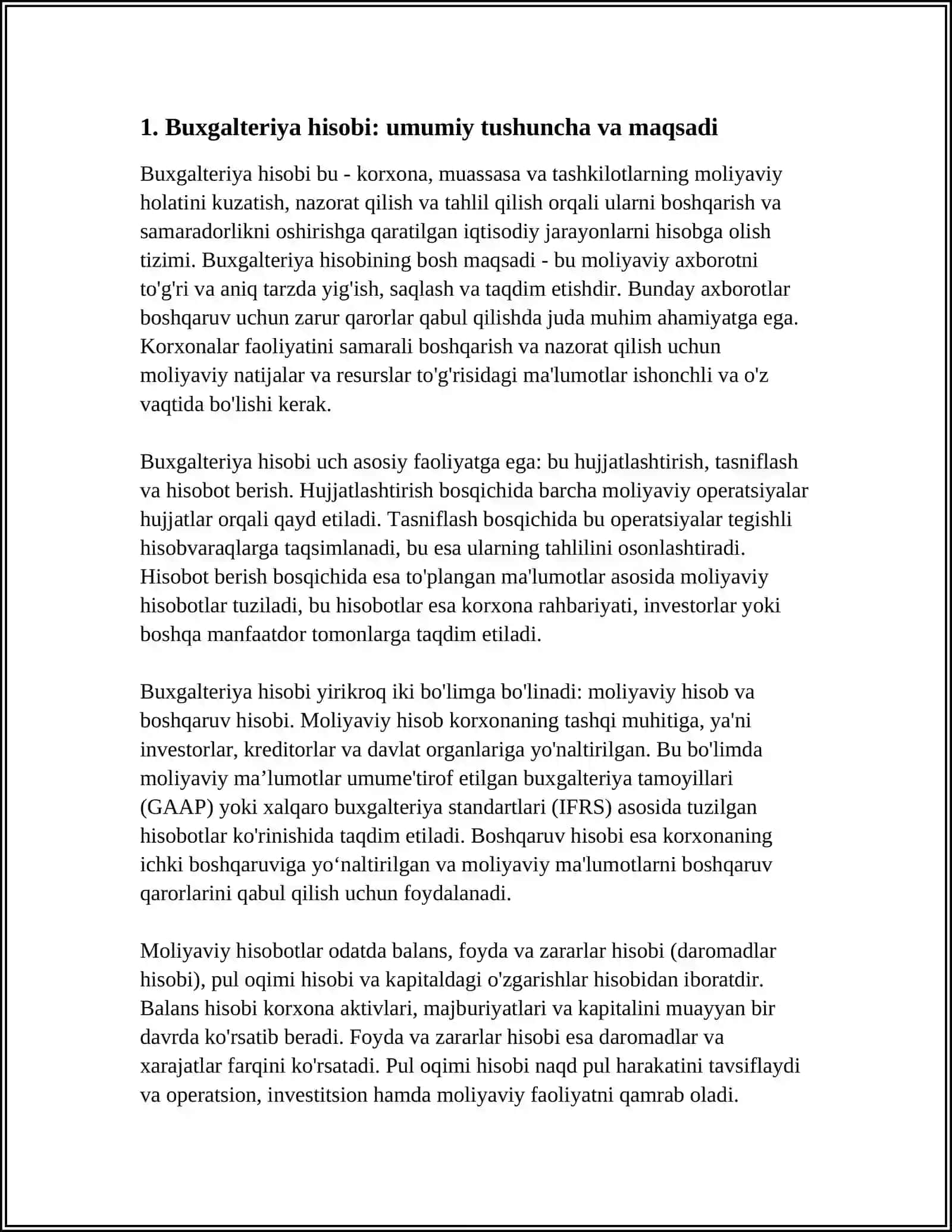 BUXGALTERYA HISOBI RESTORLARI VA HISOB SHAKLARI TOGRISIDA TUSHUNCHA 3