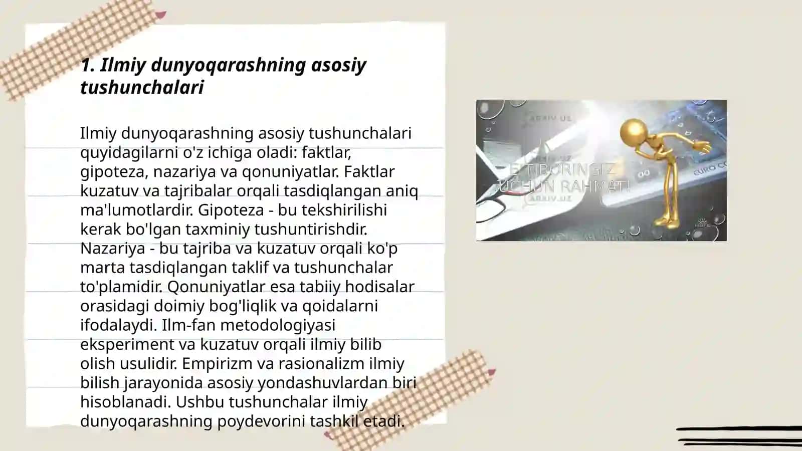 O'quvchilarning ilmiy dunyo qarashini shakillantirish aqliy tatbiya fuqoralik tarbiyasi 3