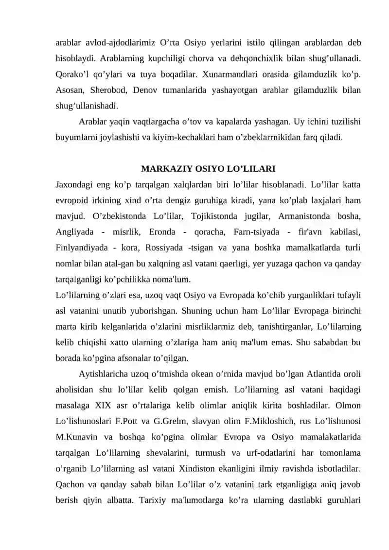 Markaziy Osiyo Arablari 3