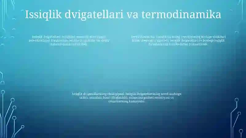Issiqlik Dvigatellari Va Ekologiya 3