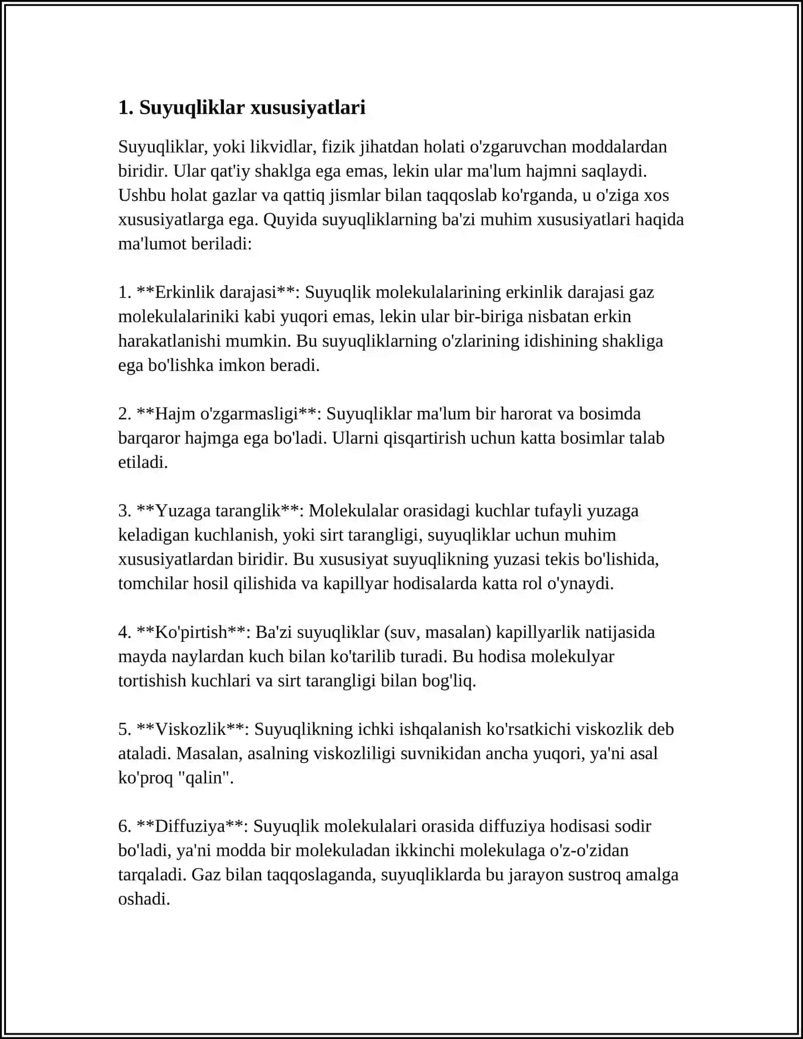 SUYUQLIKLARNI MEXANIKASI ELEMENTLARI 3