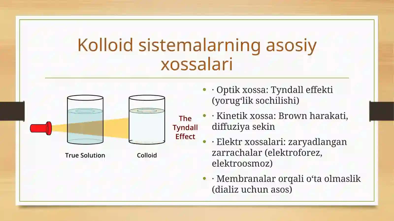 Kolloidsistemalarnidializyo‘libilantozalash.Gemodializnio‘tkazishdakimyoningahamiyati.Yuqorimolekulyarbirikmalareritmalariningxossalari.Qonningreologikxossalari.Dag‘al-disperssistemalarningxossalarivaularnitibbiyotvafarmakologiyadaishlatilishi 3