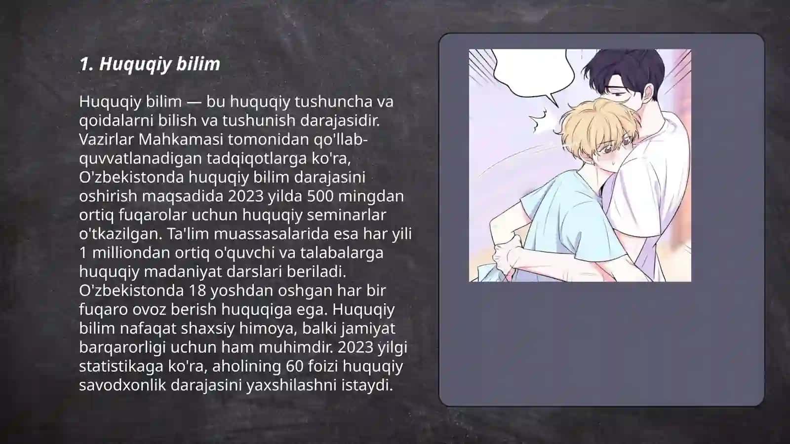 Huquqiy madaniyatning tarkibiy qismlari 3